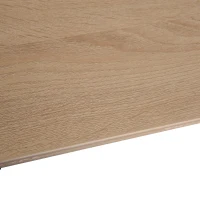 HOMCOM Compact Computer Desk Student Writing Table PC Workstation with Storage Drawer and Keyboard Tray(m-11)