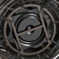 Outsunny Outdoor Wicker Egg Chair with Cushion, Lounge Chair Rattan 360 Degree Round Basket Chair for Backyard Garden Lawn Indoor Living Room, Brown(m-11)