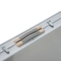 Outsunny 4' Portable Folding Picnic Table with 4 Seats Aluminum Height Adjustable Outdoor Garden Table and Chair Set, Silver(m-7)