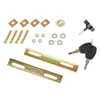 HOMCOM Motorcycle Trunk Tour Tail Box Luggage Storage Case  17L Capacity(m-8)