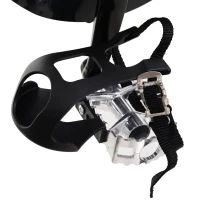 Soozier Stationary Exercise Bike with Deluxe Design Triangular Stand with Adjustable Resistance 28lbs Flywheel Phone Pad and Bottle Holder and LCD Monitor for Home Cardio Workout Fitness(m-24)