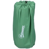 Outsunny Self-Inflating Comfortable Air Mattress / Sleeping Pad with Durable Design, Great for Camping or Family, Green(m-13)
