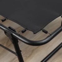 HOMCOM Rollaway Bed, Folding Bed with 4" Mattress, Portable Foldable Guest Bed with Memory Foam, Steel Frame and Wheels, White(m-12)