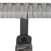 Outsunny 6 PCS Outdoor Patio Dining Table Sets All Weather PE Rattan Sofa Chair Furniture set Indoor Outdoor Backyard Garden with Cushions Khaqi(m-8)