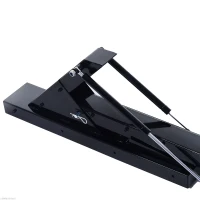 HOMCOM Roof Mounted Skateboard Ceiling Lift Rack Hoist Pulley Rope Bike Storage Systems Black(m-8)