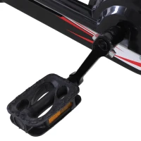 Aosom Pedal Go Kart, 4 Wheels Pedal Ride On for Boys & Girls with Rubber Wheels, Adjustable Seat & Sharp Handling - Red(m-15)