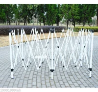 Outsunny 10’x20’ Pop Up Party Tent Outdoor Patio Instant Wedding Canopy Shelter with 4 Side Walls (Cream Grey)(m-5)