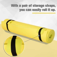 Soozier 10' x 5' ft Roll-Up Pool Float Pad for Lakes, Oceans & Pools, Water Mat for Relaxing & Recreation - Yellow(m-4)