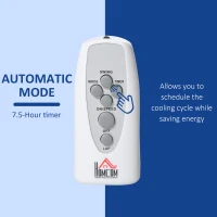 HOMCOM 16 Inch Pedestal Standing Fan Floor Fan with 3 Speeds, 85° Oscillation, LED Panel, Remote Controller, 7.5-Hour Timer, Adjustable Heights for Living Room, Bedroom, Office, Black/White(m-7)