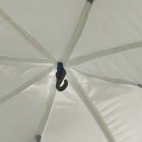 Outsunny Outdoor Event Dome Tent Portable Camping Shelter Garden Party Sun Shade UV Protection Water Resistant(m-6)