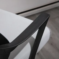 Vinsetto High Back Ergonomic Home Office Desk Chair with Spandex Fabric, Computer Task Chair with Ladder Back, Thick Padding and 360 Swivel Wheels, Grey(m-14)