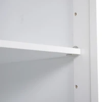 HOMCOM Kitchen Island Utility Cart on Wheels with Large Counter, 2 Spacious Drawers & Storage Cabinets, & Wine Storage(m-13)