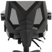 Vinsetto Home Office Chair Adjustable Height Recliner with Retractable Footrest, Mesh Back - Gray(m-13)