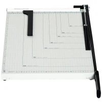 Open Box HOMCOM Paper Cutter Guillotine 12 A3 Sheet Paper Cutting Machine(m-2)