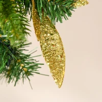 HOMCOM 9FT Pre-Lit Christmas Garland Decoration Artificial Greenery w/ Pine Cone  Ball(m-13)