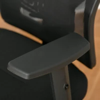 Vinsetto High Back Ergonomic Computer Home Office Chair, Mesh Task Chair with Lumbar Back Support, Reclining Function, Adjustable Headrest, Arms and Height, Black(m-14)
