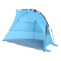 Outsunny Portable Automatic Pop Up Beach Tents Anti-UV w/ Carry Bag(m-8)