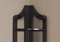 Monarch 72" Wood Grain-Look 5-Tier Corner Accent Display Bookcase - Cappuccino Brown Finish(m-3)