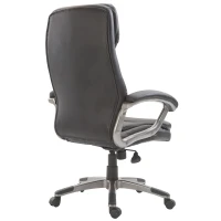 HOMCOM High Back Executive Office Chair Adjustable Tilt Black(m-8)