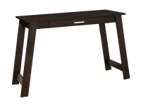 Monarch 42" Contemporary Rustic Wood-look Computer Writing Desk with Drawer - Cappuccino(m-1)