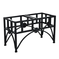 Open Box PawHut 17" Double Stainless Steel Heavy Duty Dog Food Bowl Elevated Pet Feeding Station(m-4)