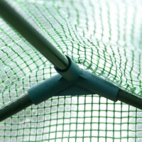 Outsunny 71'' x 39'' x 66'' Walk In Greenhouse Portable Hot House for Plants with Zippered Door and Top Window for Outdoor, Garden, Patio, PE Cover, Green(m-9)