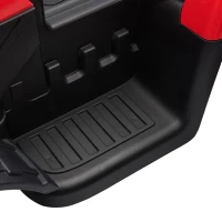 Aosom 12V Kids Ride On Tractor, Extra Large Kids Electric Battery Powered Car Toy with Back Trailer, Adjustable Speed, and LED Headlights, Red(m-13)