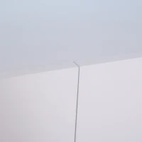 HOMCOM 3 Tier Ladder Shelving Unit 2 Cabinet White(m-9)