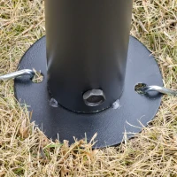 Outsunny 10' x 9.5' x 9.5' Outdoor Wall Patio Gazebo Canopy with PVC Coated Polyester Roof, Steel Frame, & Spacious Build, Beige(m-13)