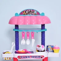 HOMCOM 20 Piece Pretend Play Kitchen and Oven Set(m-5)