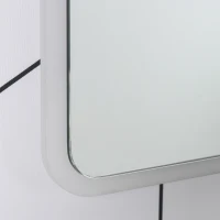 kleankin 24"x32" LED Bathroom Vanity Mirror, Mountable Horizontally/Vertically with Touch Switch and Warm White Lights(m-10)