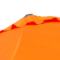 Outsunny 10ft Patio Offset Parasol Umbrella Cantilever Hanging Sun Shade Canopy Shelter 360° Rotation with Stand Orange(m-5)