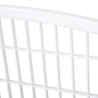 PawHut 8 Panel Dog Playpen Octagon Plastic Pet Crate Kennel Small Animals Portable Indoor White(m-10)