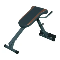 Soozier Roman Chair Abs Abdominal Extensions Exercise Fitness Muscle Workout Gym(m-3)