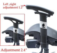 HomCom Mesh Ergonomic Home Office Desktop Computer Chair - Black(m-6)