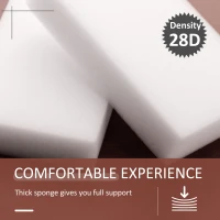 HOMCOM 15'' Small Padded Ottoman Foot Stool with Wrinkle Fabric Design, Thick Sponge Padding and Solid Base, Rose Gold(m-6)