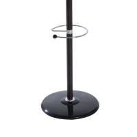 HOMCOM 69inch 4 Level 15 Hook Rotating Metal Coat Hat Jacket Umbrella Rack with Marble Base(m-5)