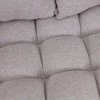 HOMCOM Sofa Bed Couch Chaise Lounger 3-in-1 3-Position(m-9)