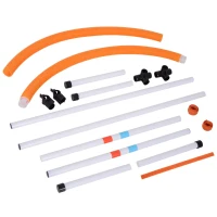 PawHut Dog Agility Training Jump Ring / Hurdle Bar(m-6)