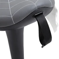 Vinsetto Lift Wobble Stool Standing Chair with 360° Swivel, Tilting Balance Chair with Adjustable Height and Saddle Seat for Active Learning Sitting, Grey(m-10)