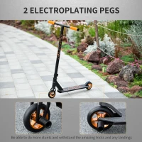 Soozier Stunt Scooter Entry Level Pro Scooter for Beginner w/ 2 Pegs Best Freestyle Trick Scooter Perfect for 14+ Boys and Girls(m-5)