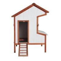 Pawhut 50” Elevated Chicken Coop(m-11)