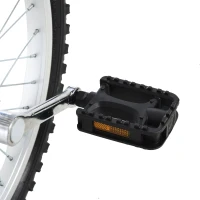 Soozier Professional Unicycle 20" Chrome Plated Pneumatic Wheel Uni-Cycle with Adjustable Height Free Stand  Cycling Black(m-13)