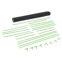 Outsunny Hydroponic Plant Grow Tent Reflective Mylar Obeservation Window Indoor Floor(m-4)