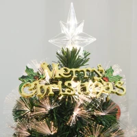 HOMCOM 5FT/1.5M Artificial Tree Multi-Colored Pre-Lit Holiday Christmas Decoration(m-7)