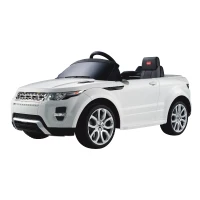 Licensed Range Rover Evoque SQ4 6V Kids Ride On Toy Car Electric Battery Powered w/ Remote (White)(m-1)