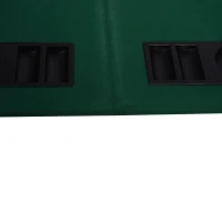 HOMCOM 48" Octagon Blackjack Poker Game Table Top Folding 8 Player Fit Various Desktop(m-11)