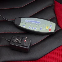 HOMCOM Ergonomic Massage Office Chair Heated Vibrating Swivel Computer Seat with Pillow and Lumbar Support(m-8)