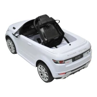 Licensed Range Rover Evoque SQ4 6V Kids Ride On Toy Car Electric Battery Powered w/ Remote (White)(m-6)