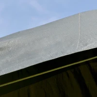 Outsunny 10' x 20' Heavy Duty Outdoor Carport Awning/Canopy with Weather-Fighting Material & Anchor Kit, Grey(m-11)